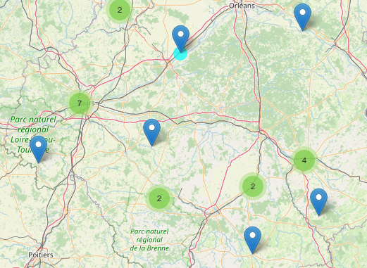 Carte interactive des vitraux de la Renaissance en Région Centre-Val de Loire